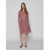 Vila Women's Vikalila L/S Lace Noos Dress, Mesa Rose