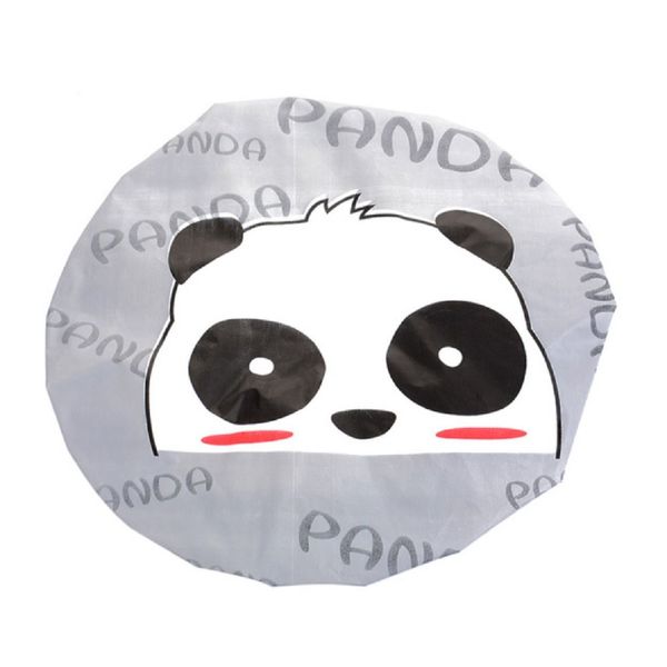 Animal Shower Cap - Novelty Shower Cap - Elasticated Waterproof - One Size fit (Panda)