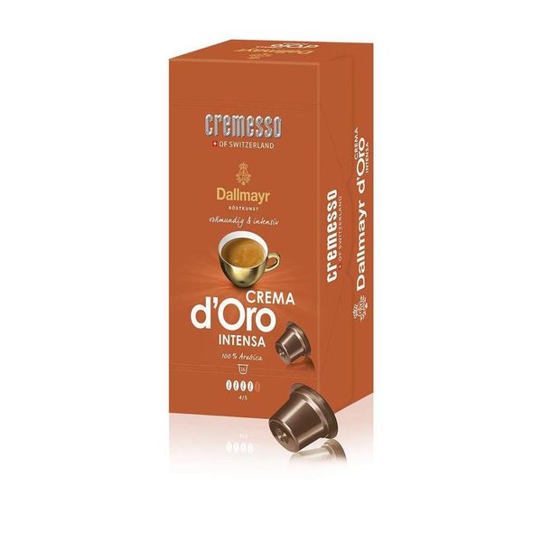 Direct purchase from Germany Cremeso Coffee Capsules Dallmayr Cream d'Oro Delizio 6x16 capsules, quantity, see details