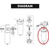 130524 Replacement Desiccant Cartridge for QC3 Filter