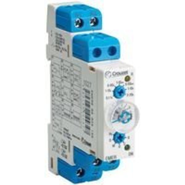 CROUZET CONTROL TECHNOLOGIES 88829198 Relay, Timer, SPDT, 0.1S-20H, 240VAC/DC