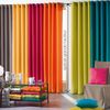 Douceur D'Interieur 140 x 260 cm Curtain Loops Plain Polyester Essentiel Blanc