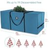 Christmas Tree Storage with Wheels, Blue, Fits up to 9 Ft. Tall Tree (2-Pack)