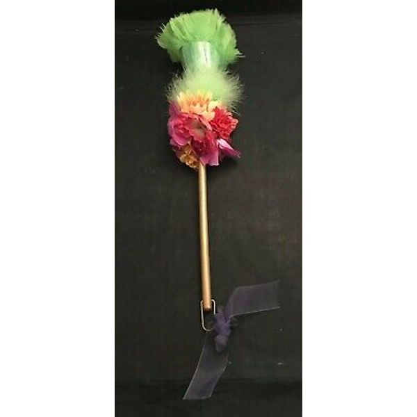 Colored Feather Duster Floral 19.5"