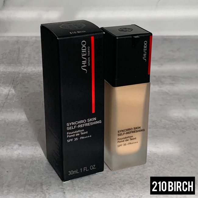 Shiseido Synchro Skin Self-Refreshing Foundation 210 Birch 1fl.oz / 30ml