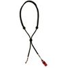 Avery Classic Leather Whistle Lanyard - Brown