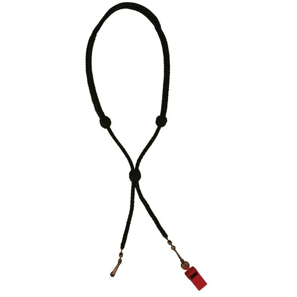 Avery Classic Leather Whistle Lanyard - Brown