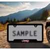 JEEP UV Printed Plastic License Plate Frame - Patriotic