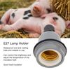 Waterproof Anti Melting E27 Lamp Holder Set of 3 Good Heat Insulation Adjustable Function Premium Shell Standard Interface