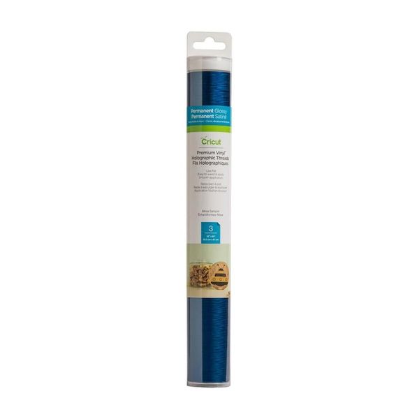 Cricut Premium Vinyl Holographic Threads Sampler, Mesa – Permanent