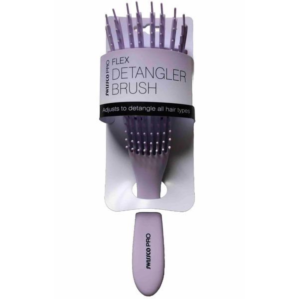 Swissco Pro Flex Detangler Brush (Light Purple Lavender)