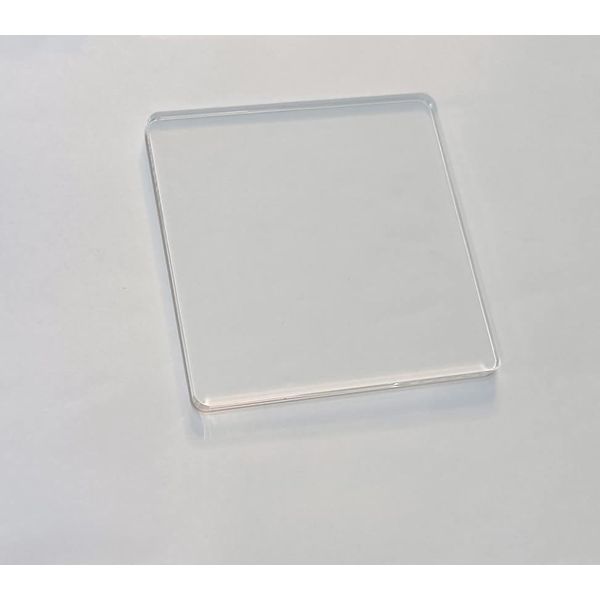 1/4" Thick Clear Acrylic Square Sheet,Coaster Template,Clear Acrylic Template 2PCS