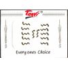 Golden Snake Shaped Bindi's - Pack of 12pc – 8mm