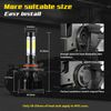 MINI 4-sides 9005 HB3 LED Headlight Bulb High Beam Conversion Kit 6000K 36000LM