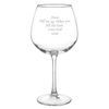 Personalised Engraved Large Wine Glass - For A Whole Bottle!
