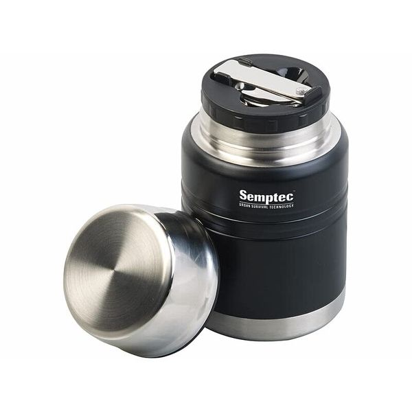 Semptec Urban Survival Technology Thermobecher Suppe: Vakuum Thermobehälter für Essen, Getränke & Suppen, Löffel, 500ml (Thermobecher to Go Suppe, Kaffee, Campinggeschirr)