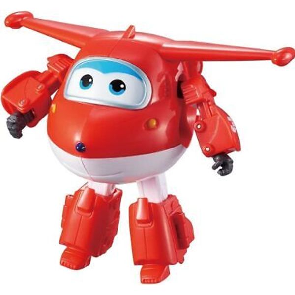 Super Wings Toys, Jett Transformer Toys 5 Inch, Airplane Toy for Kids 3-5...