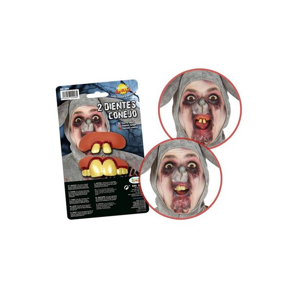 2 rabbit dentures false teeth teeth