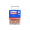 ForgePack Pozi Compatible Cover Caps | No. 6-8's | Light Brown, Plastic | Pack 50