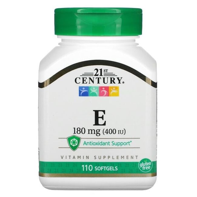 Vitamin-E 21st Century Century Vitamin E 400IU 110 Softgels