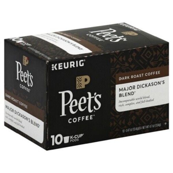 Peet's Coffee Major Dickason's Blend Deep Roast Keurig K-Cups