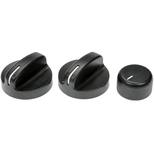 Dorman 76829 Temperature Control Knob Assortment Compatible with Select Chrysler/Dodge/Eagle Models, Black