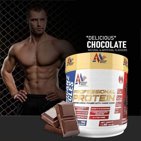 Protein Powder Quick Absorbing & Fast Digesting for Optimal Muscles TRIPLE CHOCO