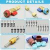 31pcs R134a Valve Core Quick Remover Installer Tool Set High Low Pressure Ac Val