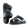 PITHECUS Walking Care for Doing at Home, Osteopathic Clinic, Health Sandals, Foot Fatigue, Foot Supporter, Size S, 8.3 - 9.4 inches (21 - 24 cm), Instruction Manual Included, Black