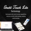 Smart Touch Lite INDOOR/Outdoor Touchscreen Gloves, Comfort Barrier, SILVER Thread- TanSmall