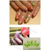 Nail Art Accessories 12-color three-dimensional nail dry flowers 60 Starry plus 60 five flower