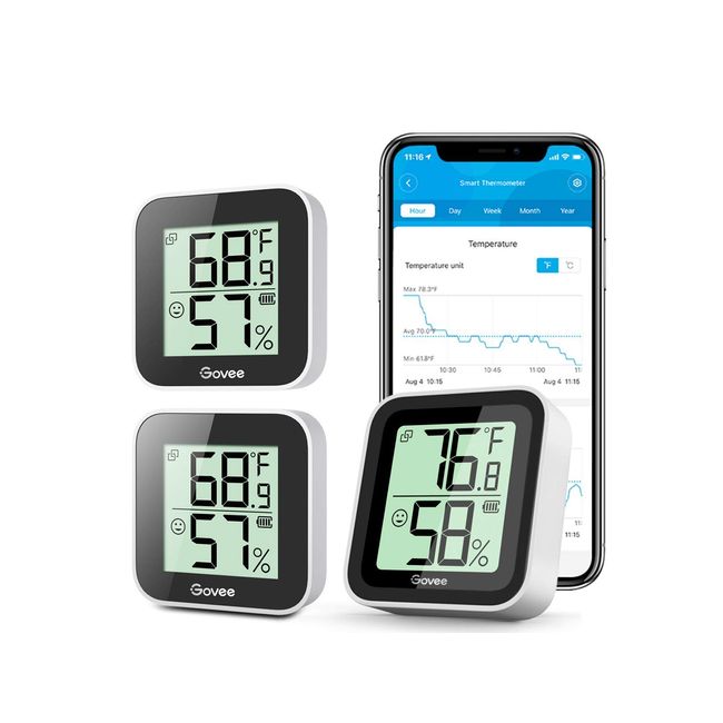Govee WiFi Hygrometer Thermometer 3 Pack