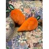2 Target Bullseye Easter Carrot with Bunny Ears stems Plush Throw Pillows