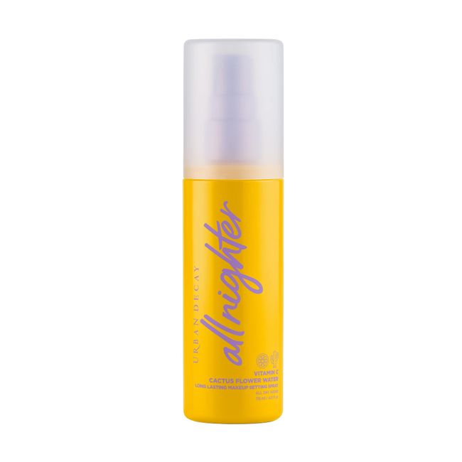 URBAN DECAY All Nighter Vitamin C Long-Lasting Makeup Setting Spray - Award-Winning Makeup Finishing Spray - Lasts Up To 16 Hours - Non-Drying Formula for All Skin Types - 4.0 fl oz