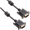 Buffalo BSDCV07BK BUFFALO Display Cable, Extra Fine Point D-Sub15:D-Sub15 with Core, Black, 0.7 m
