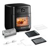13Qt Air Fryer Oven LED Touch Display Countertop Baker Oven w/ 9 Cooking Modes