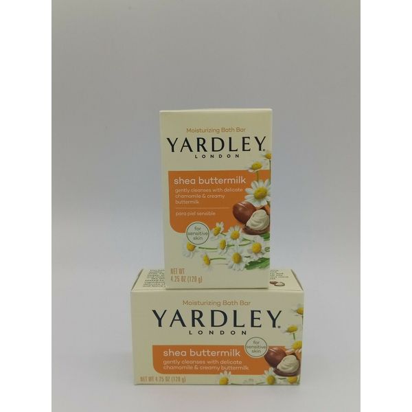 Soap Gentle Cleanser Yardley London Shea Buttermilk (2pack)