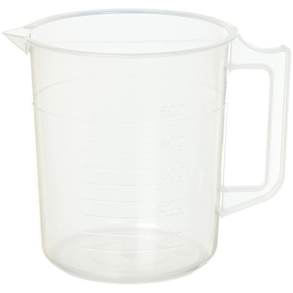 Nikko Hansen Beaker with PP Handle, 16.9 fl oz (500 ml)