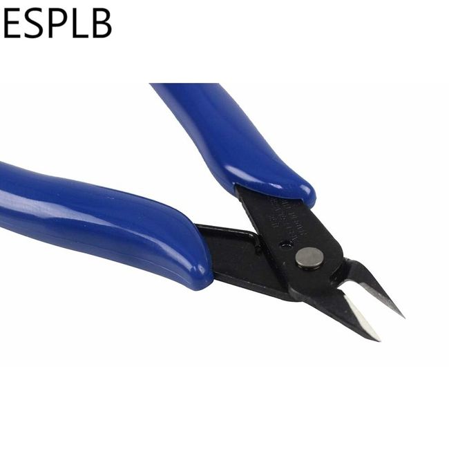 5-Inches Wire Cutters Electrical Cable Cutting Pliers Anti-Slip Mini Rubber  Handle Diagonal Snips Flush Industrial Lock Pliers