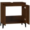 Myheimly Vanity Unit Oak Effect 58 x 33 x 60 cm Brown Oak