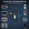 SIMOLIO 3.5mm Bluetooth Adapter for Car/Home Stereo/Speaker/Wired Headphones