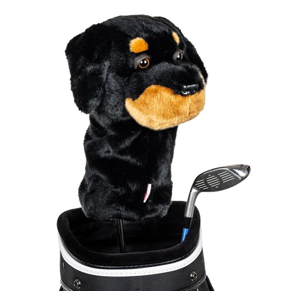 Daphne's Novely Headcover - Rotweiller, Black-Tan