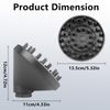 Upgraded Diffuser Nozzle for Dyson Curling Iron Converting for Dyson Airwrap Styler To Hair Dryer Diffuser Nozzle Attachment