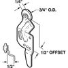CRL N6525 3/4" Nylon Back Wardrobe Roller for Harvey