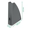 Leitz 52771095 Magazine File, A4, WOW Range, Black
