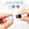 SD Card Reader, TF Card Reader, Micro SD SDHC Adapter, USB Type C to SDXC SDHC External Memory Card Reader with USB C Micro OTG to USB 3.1 Adapter for Laptops (Silver)