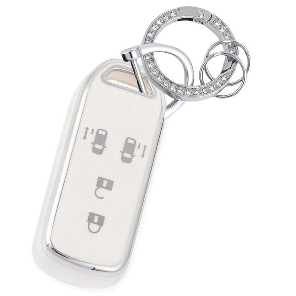 key case, golden silver white