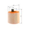 Bosch S0436 - Air Filter Car
