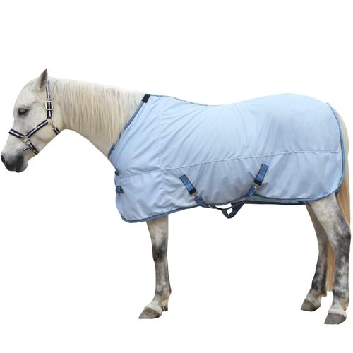 LEAFOREST Horse Mesh Fly Sheet Standard Neck Summer Rug Blue 63"