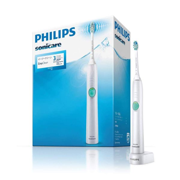 Philips Sonicare Easy Clean Electric Toothbrush, White, HX6526/01